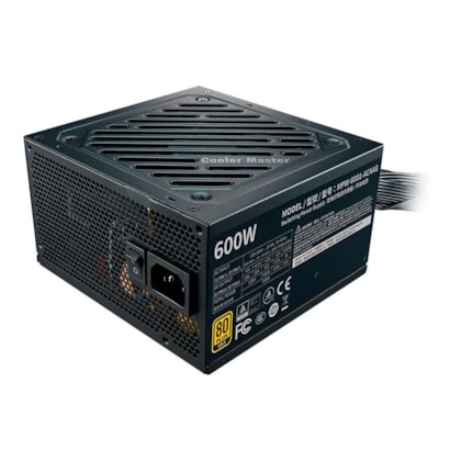 Fonte Cooler Master G600 Gold 600w 80 Plus Gold  Preto Mpw-6001-acaag-us