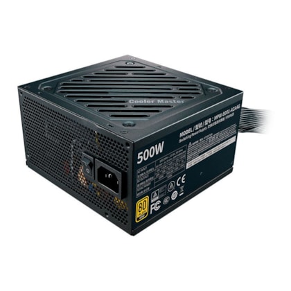 Fonte Cooler Master GS500 Gold 500w 80 Plus Gold  Preto Mpw-5001-acaag-us