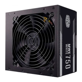FONTE COOLER MASTER MWE 750W WHITE, 80 PLUS STANDARD BIVOLT - MPE-7501-ACAAW-US