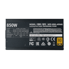 Fonte Cooler Master Mwe 850 V2 850w 80 Plus Gold Full Modular Mpe-8501-afaag-u2