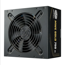 Fonte Cooler Master Mwe Gold 750 V3 Atx 3.1 750W Pcie 5.1 Pfc Ativo 80 Plus Gold Preto Mpe-7506-Acag