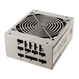 Fonte Cooler Master Mwe Gold V2 1250w Full Modular 80 Plus Gold Atx 3.0 Pci-e 5.0 Pfc Ativo Branco Mpe-c501-afcag-3gwo