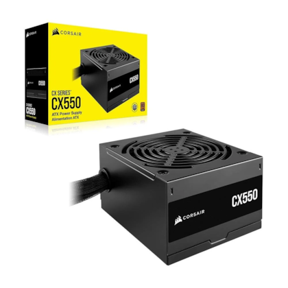 Fonte Corsair Cx Series Cx550 Atx 550w Pfc Ativo 80 Plus Bronze Sem Cabo Cp-9020277-br