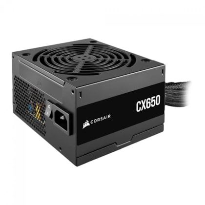 Fonte Corsair Cx650 650w 80 Plus Bronze Pfc Ativo Preto Cp-9020278-br