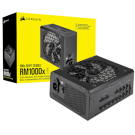 Fonte Corsair Rmx Shift Series Rm1000x 1000w Pci-e 5.0 80 Plus Gold Modular Cp-9020253-na