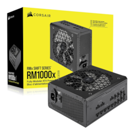 Fonte Corsair Rmx Shift Series Rm1000x Atx 3.0 1000w Pcie 5.0 Full Modular Pfc Ativo 80 Plus Gold Sem Cabo Cp-9020253-br