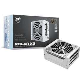 Fonte Cougar Polar X2 Atx 3.0 1050w Full Modular Pfc Ativo 80 Plus Platinum Branco Cgr Prx2-1050
