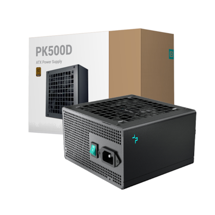 Fonte Deepcool Pk500d 500w Pfc Ativo 80 Plus Bronze Sem Cabo Preto R-pk500d-fa0b-wo