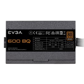 Fonte Evga 600w Atx Bq Semi Modular 80 Plus Bronze 110-bq-0600-k1