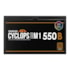 Fonte Gamdias Cyclops M1-550b Rgb 550w 80 Plus Bronze Pfc Ativo Cabos Flat Sem Cabo