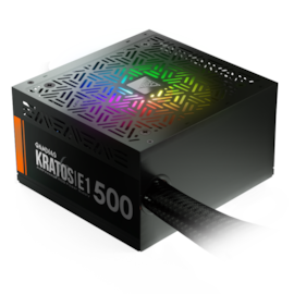 Fonte Gamdias Kratos Atx 500W Rgb 80 Plus E1-500W