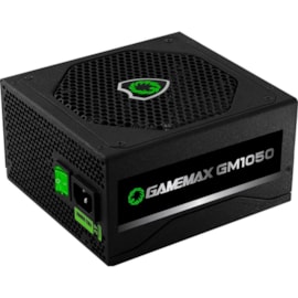 Fonte Gamemax Atx 1050w Gm1050 Pfc Ativo 80 Plus Silver Com Cabo Preto