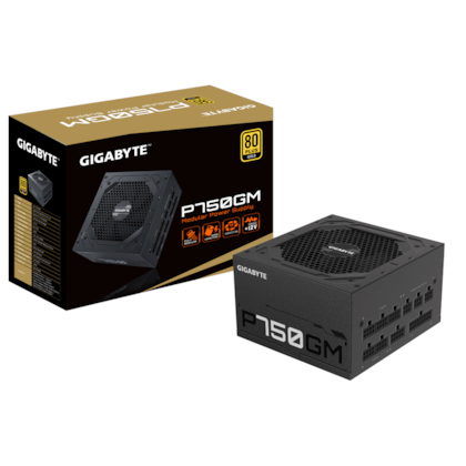 Fonte Gigabyte 750w 80 Plus Gold Modular Gp-p750gm