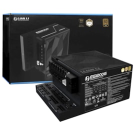Fonte Lian Li Edge Gold Atx 3.1 1200W Pcie 5.1 Full Modular Pfc Ativo 80 Plus Gold Eg1200-Black