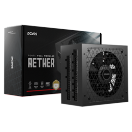 Fonte Pcyes Aether Atx 3.1 Pcie 5.0 750w Full Modular Pfc Ativo Cybenetics Gold Preto 750wfmg