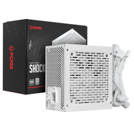 Fonte Pcyes Shocker 500W White Ghost Pfc Ativo 80 Plus Branco Pf500Shwg