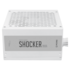Fonte Pcyes Shocker 500W White Ghost Pfc Ativo 80 Plus Branco Pf500Shwg