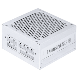 Fonte Pcyes Shocker 600w Full Modular Pfc Ativo 80 Plus White White Ghost Fm600wwg