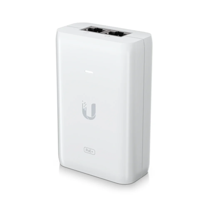 Fonte Poe Ubiquiti Para U6-lr 802.3at Poe Injector 30v 0.5a Poe+ Gigabit U-poe-at-br