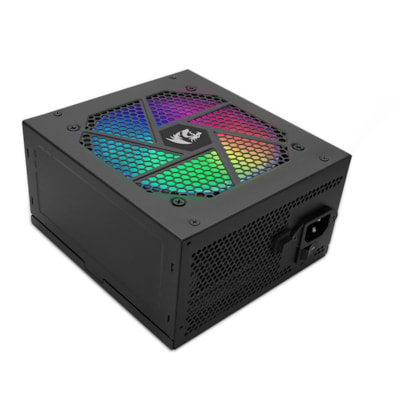 Fonte Redragon 750w 80 Plus Gold Modular Pfc Ativo Bivolt Rgb Preto Gc-ps006-1