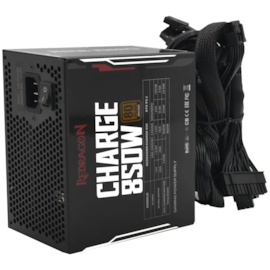 Fonte Redragon Charge-850W Atx 3.1 850W Pcie 5.1 Pfc Ativo 80 Plus Bronze Preto Frc-850W
