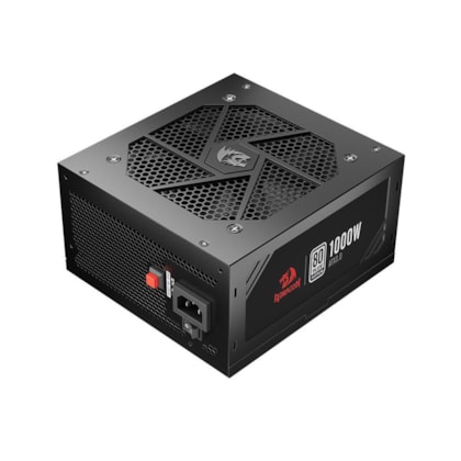 Fonte Redragon Rgps 1000w Atx 80 Plus Platinum Pcie 5.0 Full Modular Preto Gc-ps017