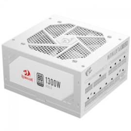 Fonte Redragon Rgps-1300W Atx 3.1 1300W Pcie 5.1 Full Modular Pfc Ativo 80 Plus Platinum Branco Gc-Ps018W V2