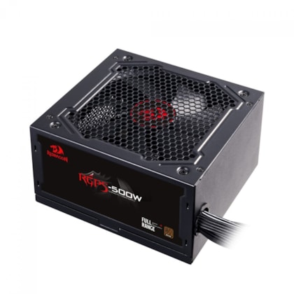 Fonte Redragon Rgps Atx 500w Pfc Ativo 80 Plus Bronze Preto Gc-ps001-1