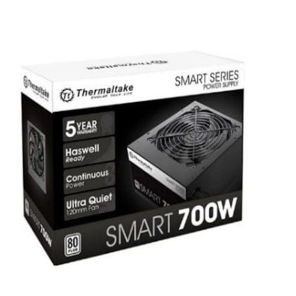 FONTE THERMALTAKE 700W SMART 80+ WHITE PS-SPD-0700NPCWBZ-W