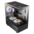 Gabinete Antec Cx200m Rgb Elite Matx Mini Tower Vidro Temperado Usb 3.0 Com 5 Fans Preto 0-761345-10024-3