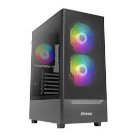 Gabinete Antec Nx410 V2 Atx Mid Tower Lateral De Vidro Temperado Usb 3.0 Com 3 Fans Preto 0-761345-81041-8