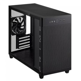 Gabinete Asus Prime Ap201 Case Glass Mini Tower Micro-atx Lateral Em Vidro Temperado Preto 90dc00g0-b30010