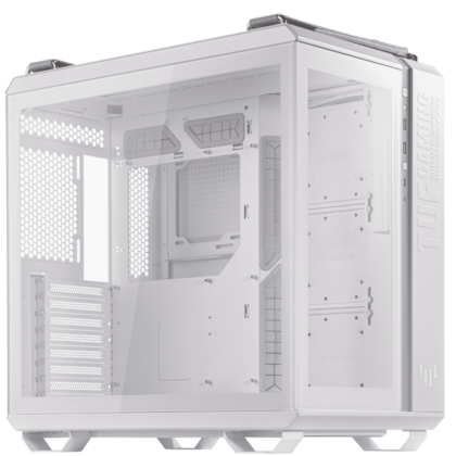 Gabinete Asus Tuf Gaming Gt502 Mid Tower Atx Frontal E Lateral Em Vidro Temperado Branco 90dc0093-b00000