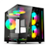 Gabinete C3tech Aquarius Matx Mini Tower Vidro Temperado Sem Fans Preto Mt-g810bk