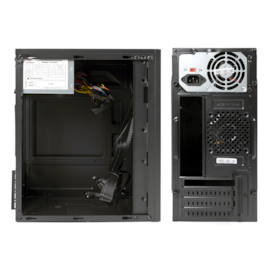 Gabinete C3tech Mt-29bk Micro Atx Usb Preto Fonte 200w S/cabo