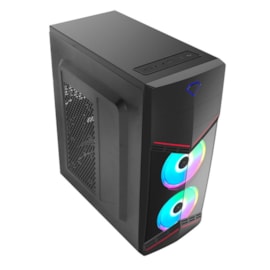 Gabinete C3tech Mt-g90bk Atx Mid Tower Preto Usb 2.0 Sem Fan