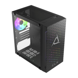 Gabinete Clx Talos E2 V1 Argb Matx Mini Tower Lateral De Vidro Temperado Usb 3.0 Preto