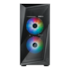 Gabinete Cooler Master Cmp 320 Matx Mid Tower Lateral De Vidro Temperado 2 Fans Usb 3.2 Preto Cp320-kgnn-s00