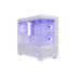 Gabinete Cooler Master Elite 490 Matx Mid Tower Lateral De Vidro Temperado Usb Tipo C Branco E490-Whnn-S00