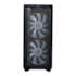 Gabinete Cooler Master Haf 500 Eatx Mid Tower Lateral De Vidro Temperado Preto H500-kgnn-s00