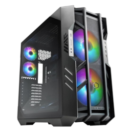 Gabinete Cooler Master Haf 700 Full Tower E-atx Lateral Em Vidro Temperado Com 5 Fans Sem Fonte Preto H700-ignn-s00