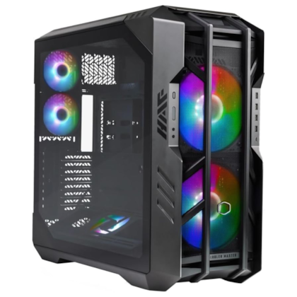 Gabinete Cooler Master Haf 700 Full Tower E-atx Lateral Em Vidro Temperado Com 5 Fans Sem Fonte Preto H700-ignn-s00