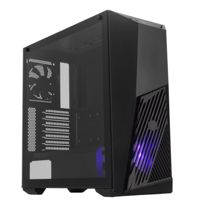 Gabinete Cooler Master K501l Rgb Atx Mid Tower Com Lateral De Vidro Temperado 2 Fan Preto Mcb-k501l-kgnn-sr1