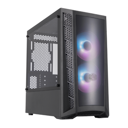 Gabinete Cooler Master Masterbox Mb320L Argb Mini Tower Lateral Vidro Temperado Usb 3.0 Preto Mcb-B320L-Kgnn-S02