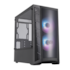Gabinete Cooler Master Masterbox Mb320L Argb Mini Tower Lateral Vidro Temperado Usb 3.0 Preto Mcb-B320L-Kgnn-S02