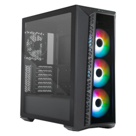 Gabinete Cooler Master Masterbox Mb520 Argb Atx Mid Tower Lateral De Vidro Temperado Usb Tipo C Preto Mb520-kgnn-s01