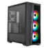 Gabinete Cooler Master Masterbox Mb520 Argb Atx Mid Tower Lateral De Vidro Temperado Usb Tipo C Preto Mb520-kgnn-s01