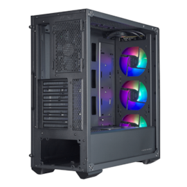 Gabinete Cooler Master Masterbox Mb520 Argb Lateral De Vidro Temperado Sem Fonte Preto Mcb-b520-kgnn-rga