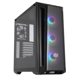 Gabinete Cooler Master Masterbox Mb520 Argb Lateral De Vidro Temperado Sem Fonte Preto Mcb-b520-kgnn-rga