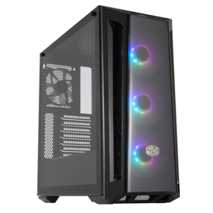 Gabinete Cooler Master Masterbox Mb520 Argb Lateral De Vidro Temperado Sem Fonte Preto Mcb-b520-kgnn-rga